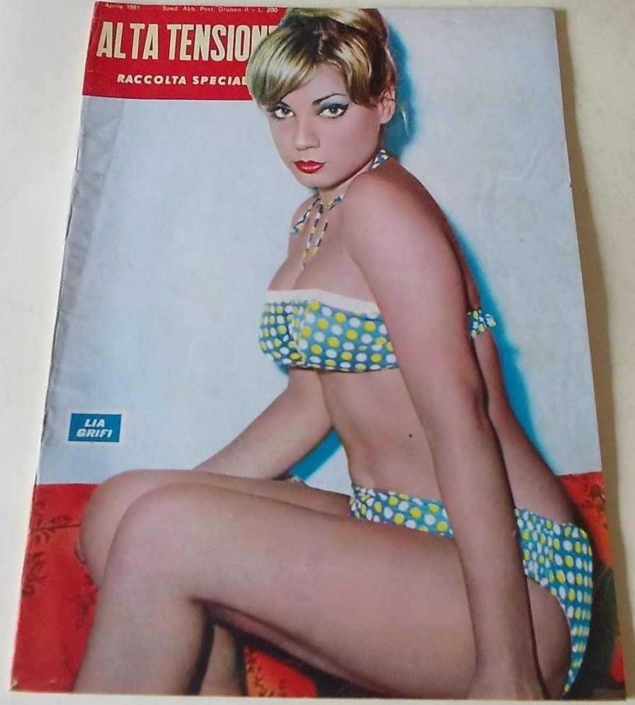 ALTA TENSIONE magazine side cover  April 1961