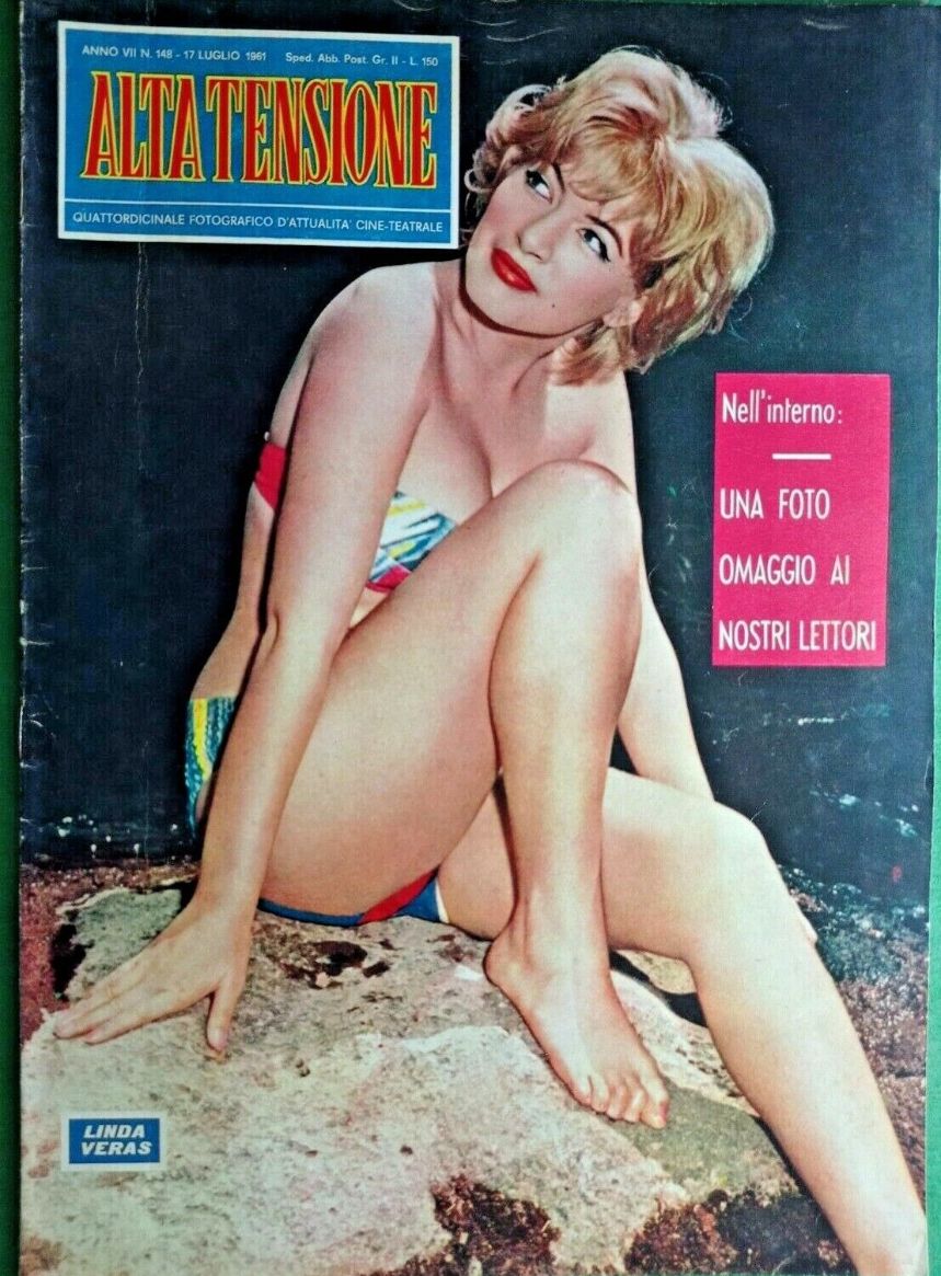 ALTA TENSIONE magazine side cover Issue 148 17 July 1961