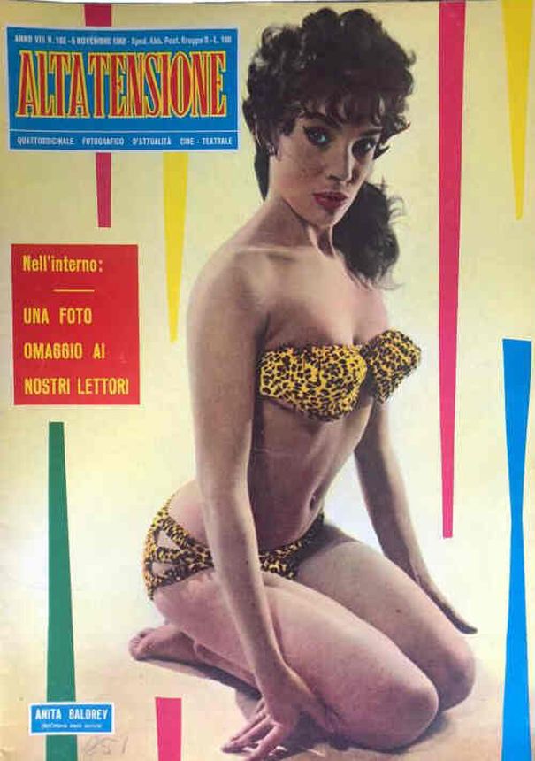 ALTA TENSIONE magazine side cover Issue 182 5 November 1962