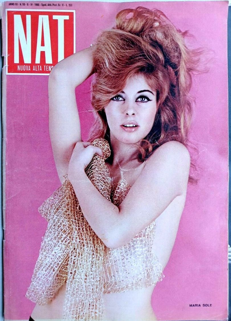 ALTA TENSIONE magazine side cover Issue 59 6 April 1966