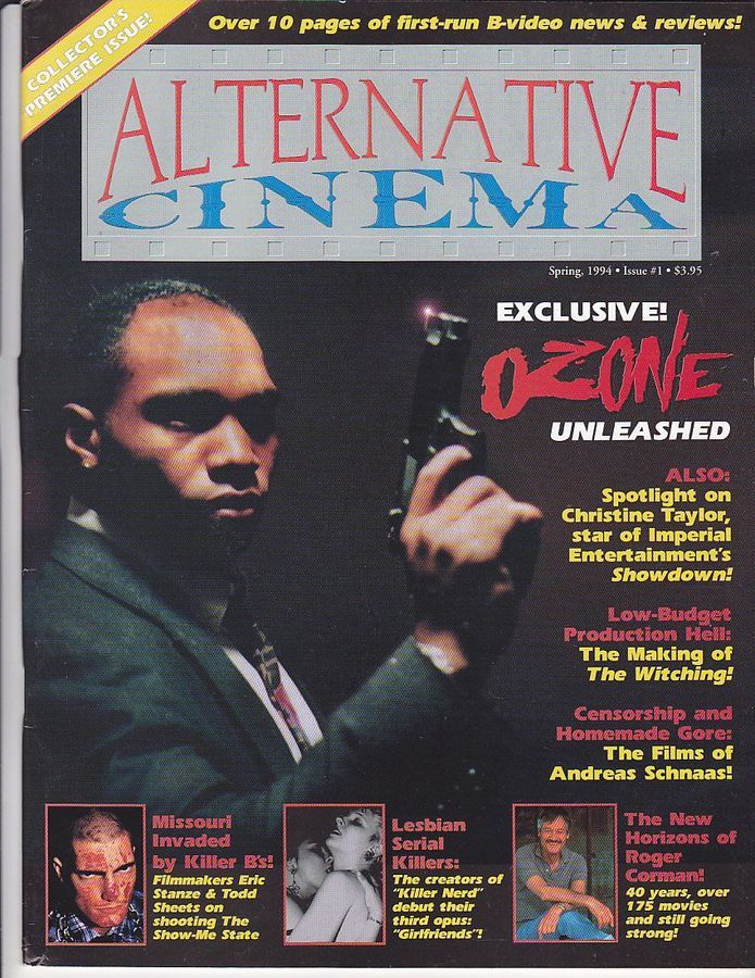 ALTERNATIVE CINEMA magazine side cover Issue 1 Spring 1994