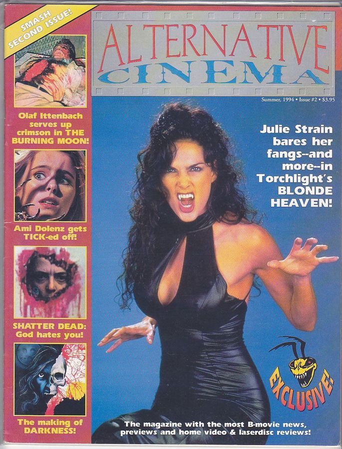 ALTERNATIVE CINEMA magazine side cover Issue 2 Summer 1994