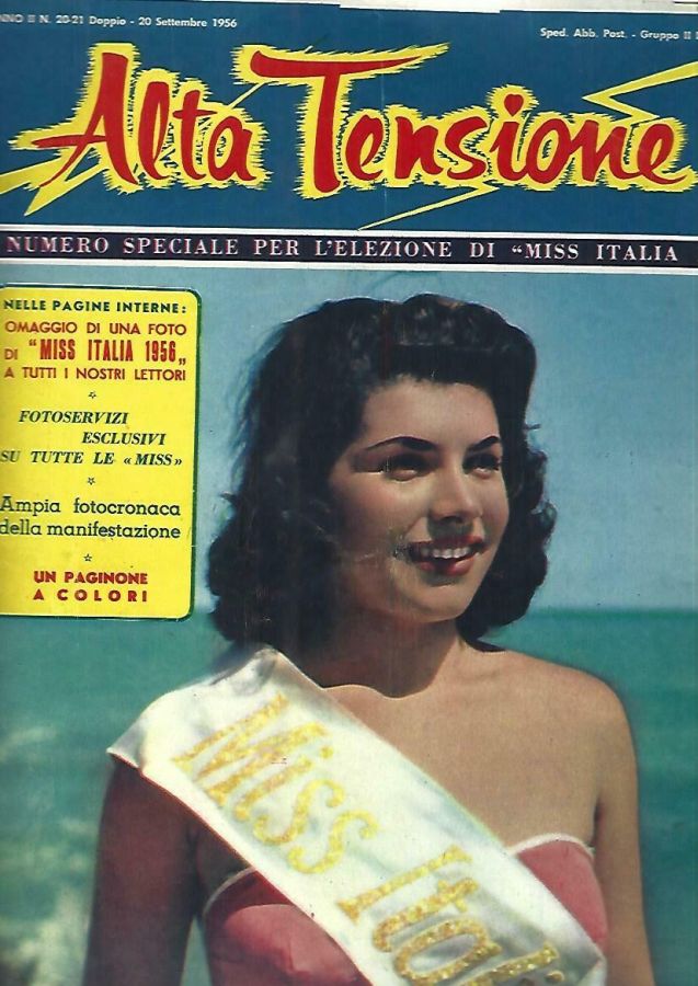ALTA TENSIONE magazine side cover Issue 20-21 20 September 1956