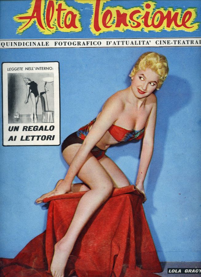 ALTA TENSIONE magazine side cover Issue 35   1957