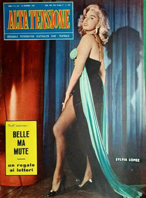 ALTA TENSIONE magazine side cover Issue 103 10 December 1959