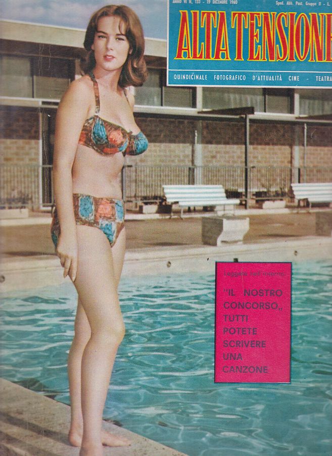 ALTA TENSIONE magazine side cover Issue 133 19 December 1960