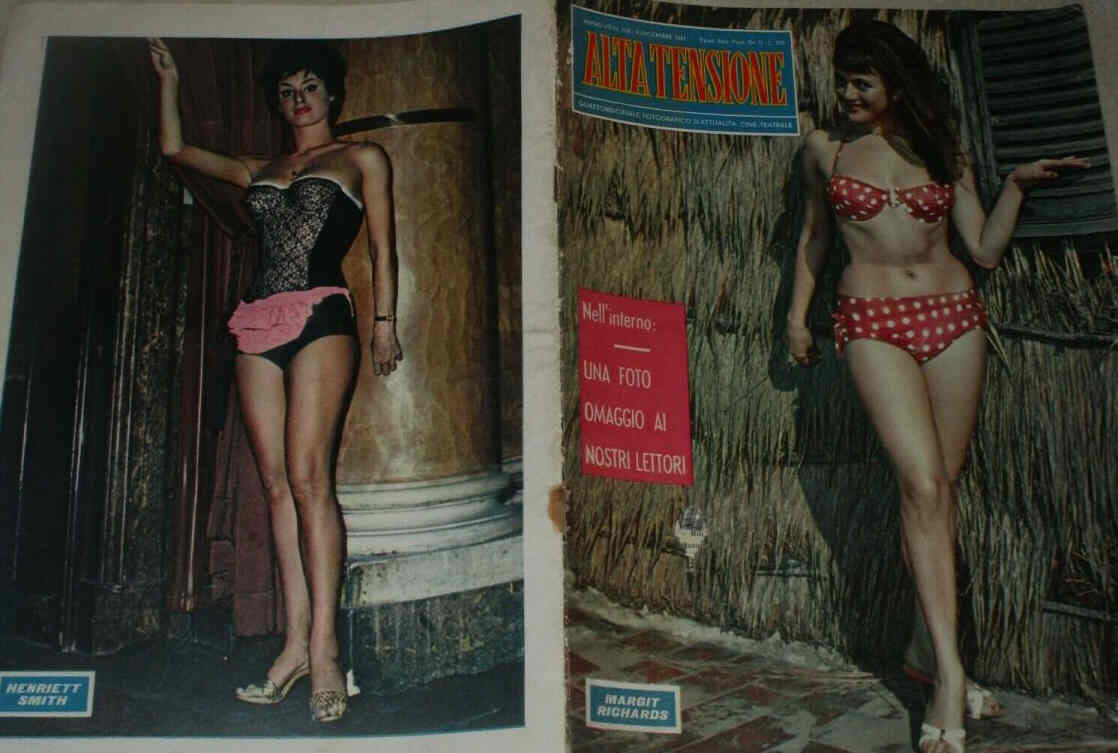 ALTA TENSIONE magazine side cover Issue 158 4 December 1961