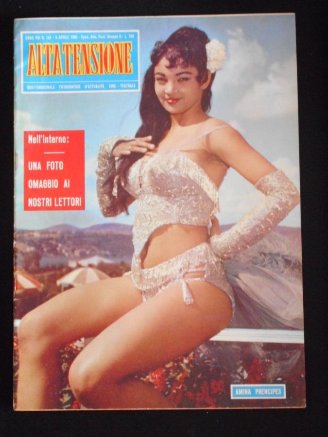 ALTA TENSIONE magazine side cover Issue 167 9 April 1962