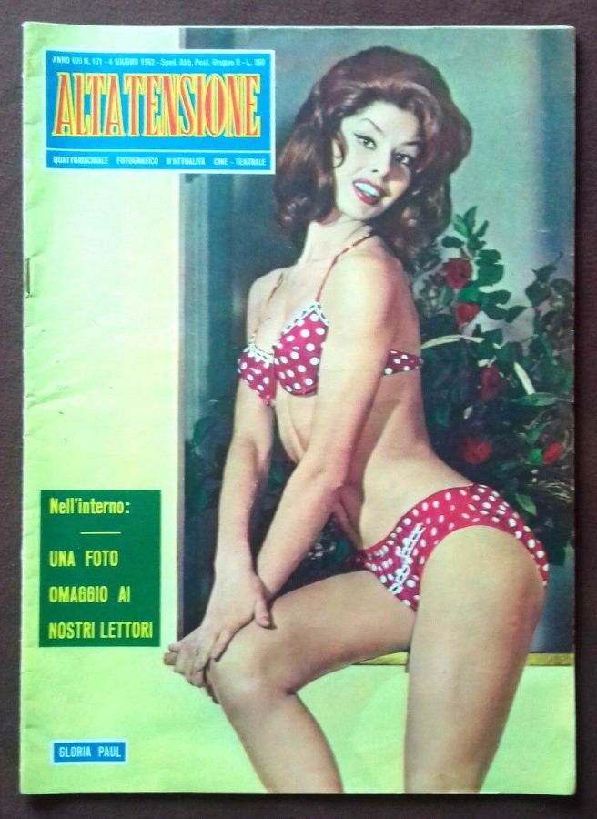 ALTA TENSIONE magazine side cover Issue 171 4 June 1962