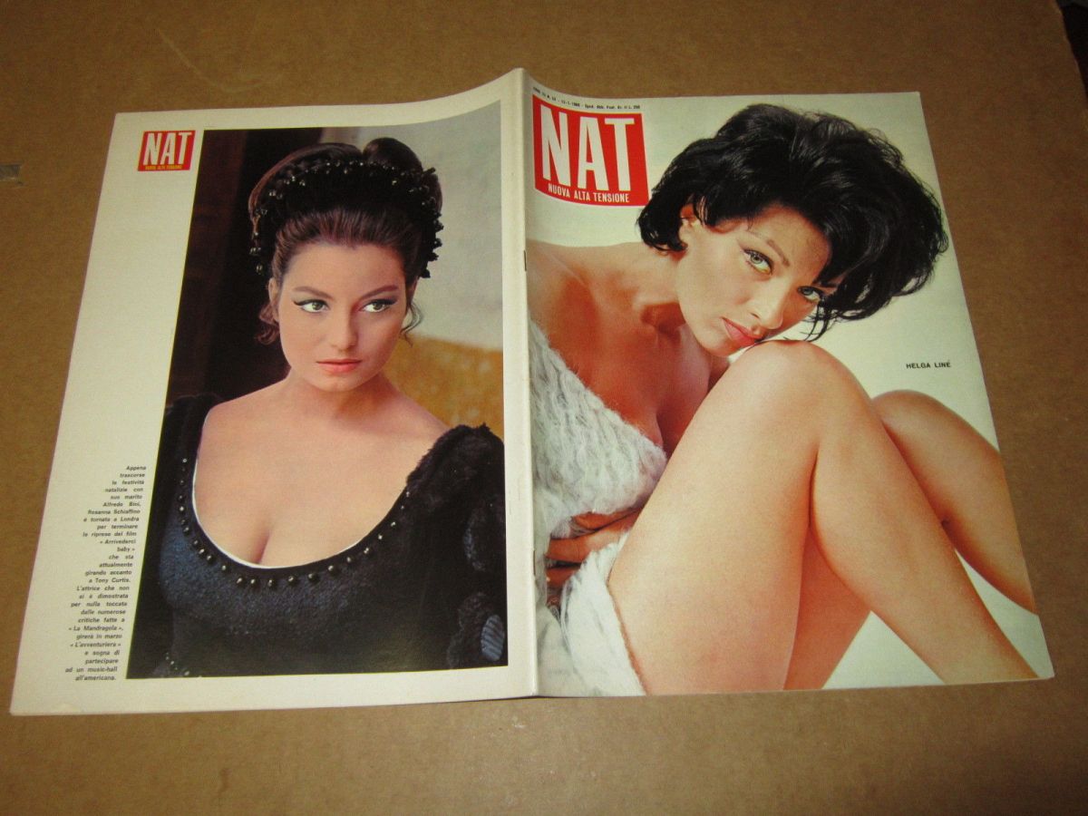ALTA TENSIONE magazine side cover Issue 53  January 1966