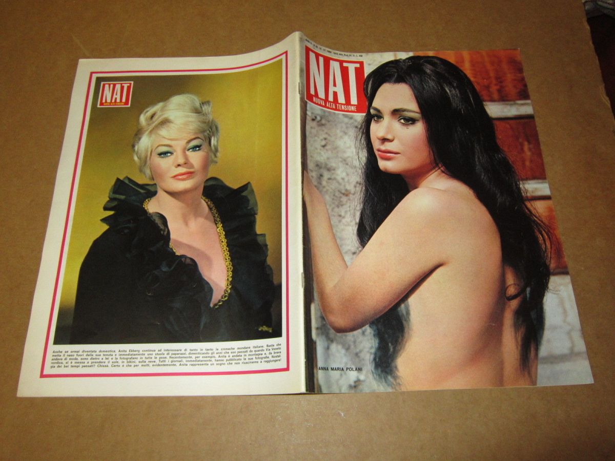 ALTA TENSIONE magazine side cover Issue 58  March 1966