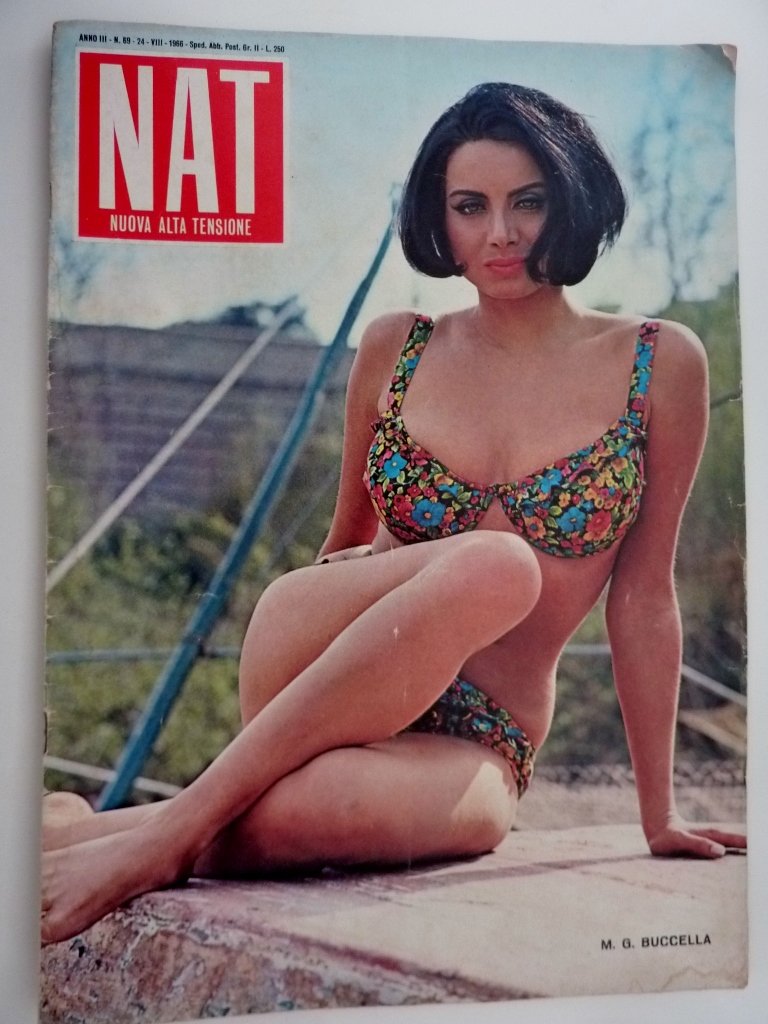 ALTA TENSIONE magazine side cover Issue 69  August 1966