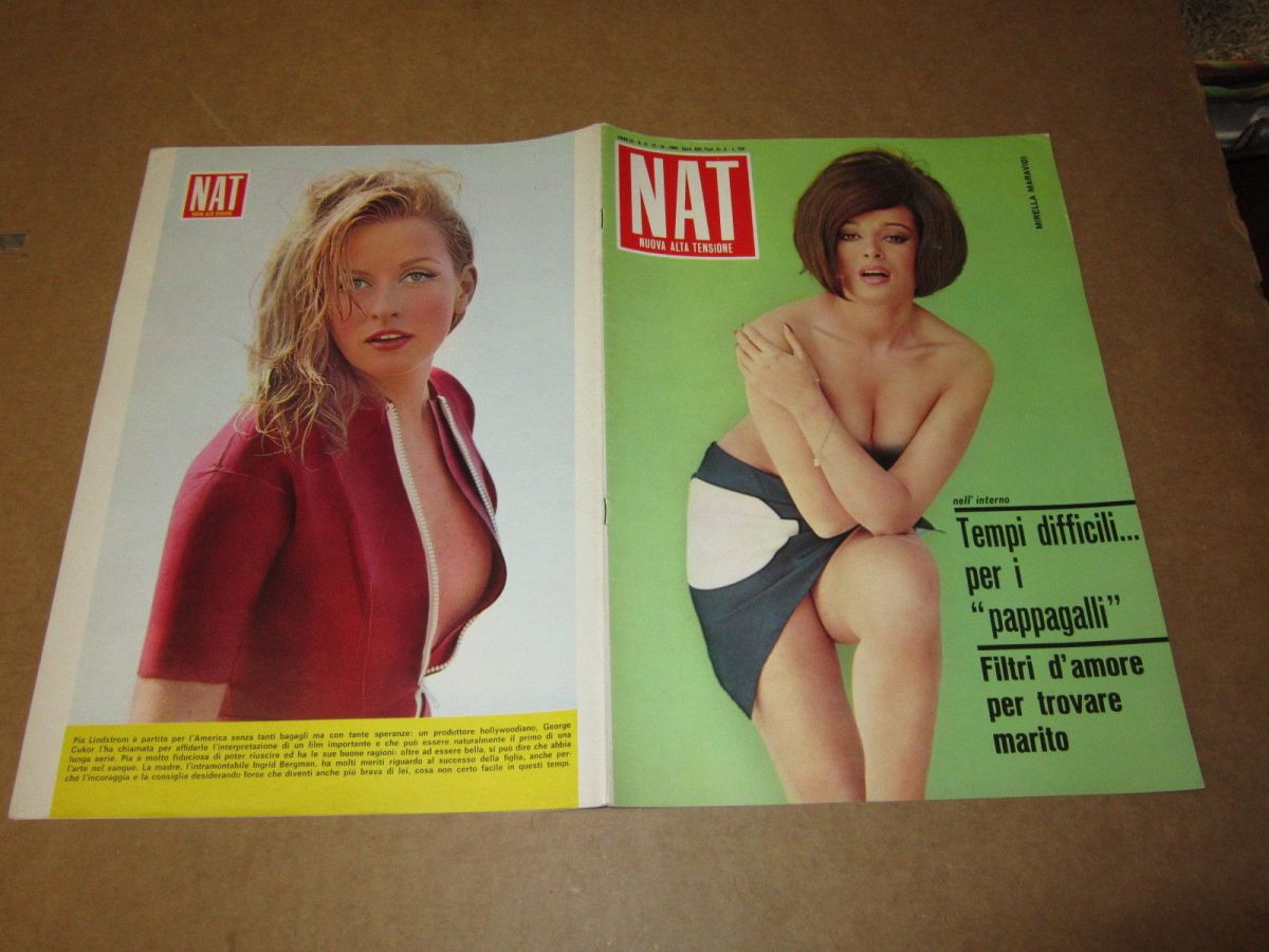 ALTA TENSIONE magazine side cover Issue 71  1966