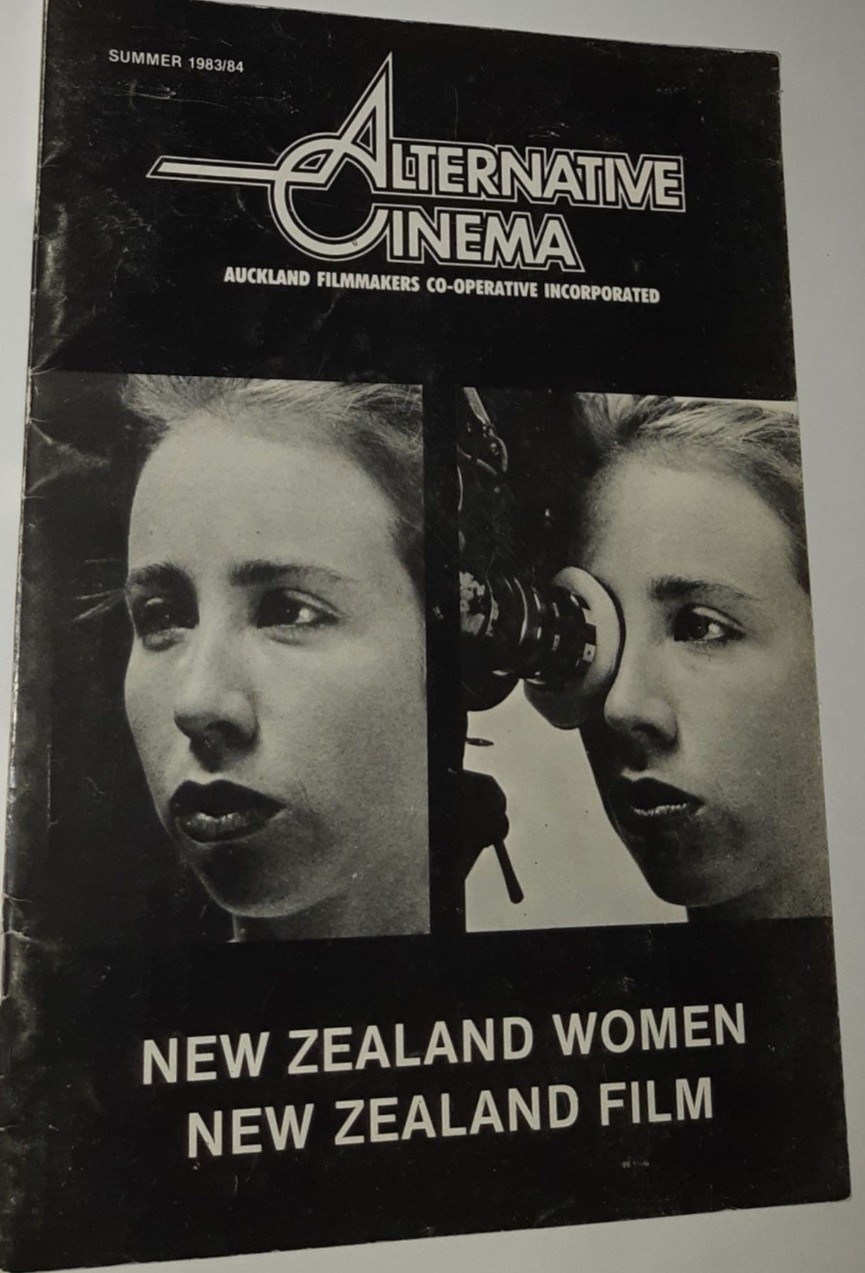 ALTERNATIVE CINEMA (NZ) magazine side cover  Vol 11 No  4 Summer 1983