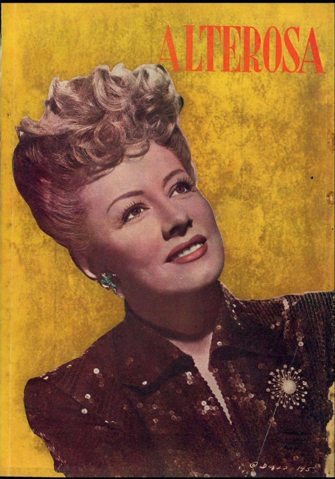 ALTEROSA magazine side cover Issue 71  March 1946