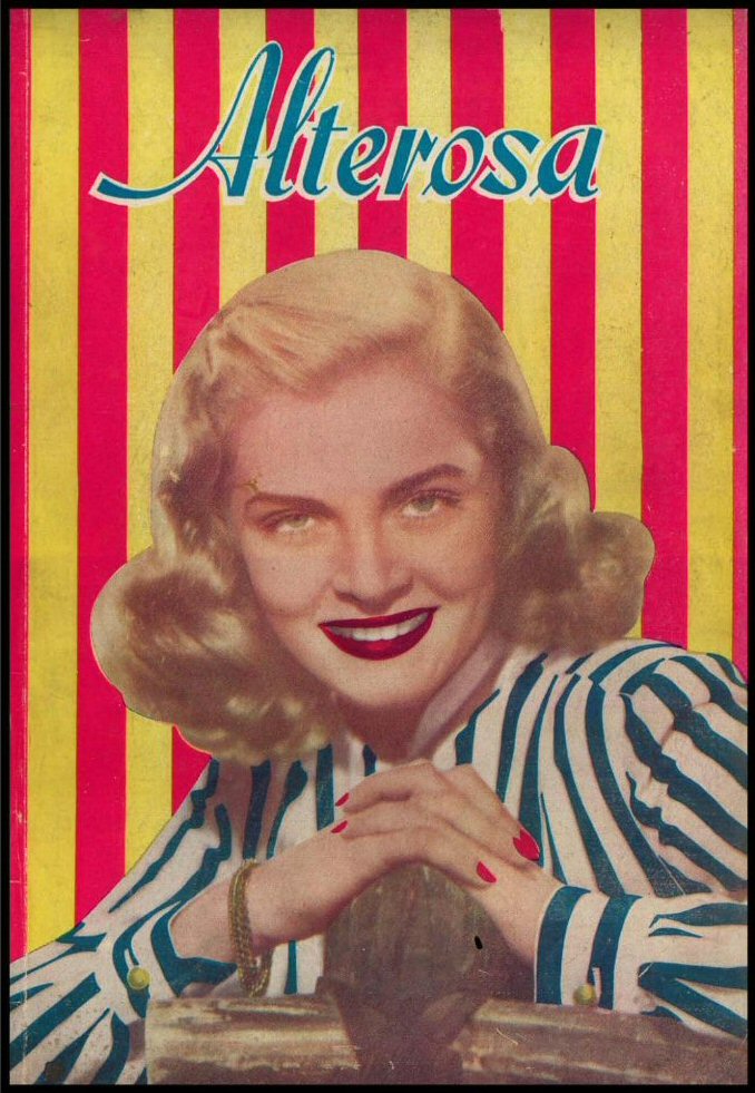 ALTEROSA magazine side cover Issue 84  April 1947