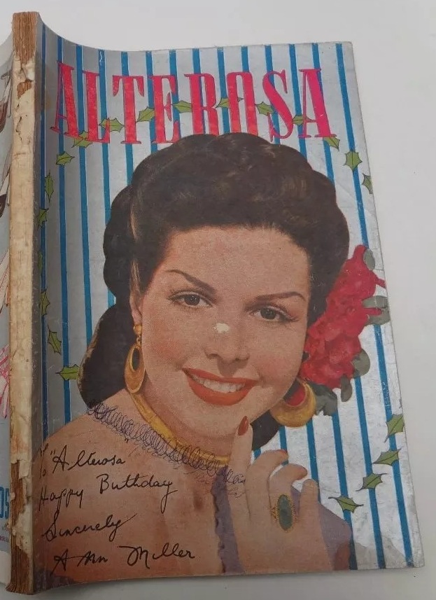 ALTEROSA magazine side cover Issue 92  December 1947