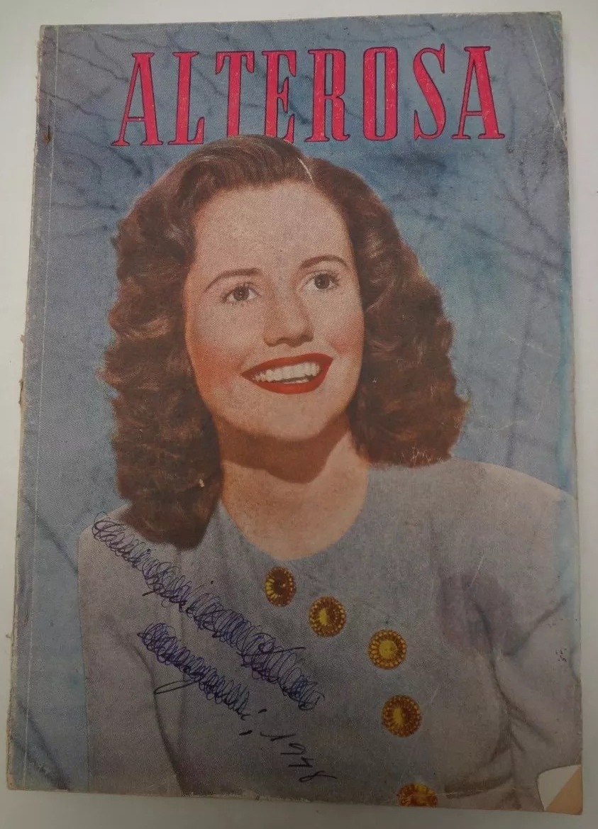 ALTEROSA magazine side cover Issue 98  June 1948