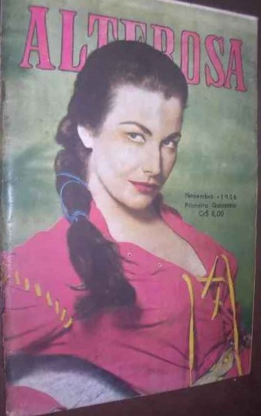 ALTEROSA magazine side cover Issue 245 1 November 1956