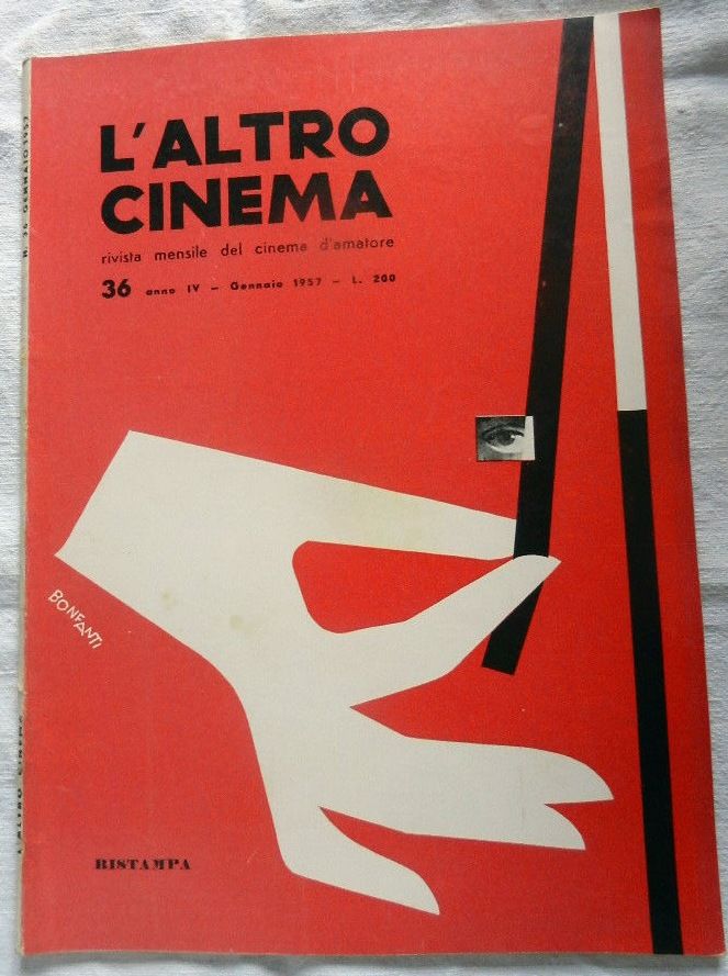 ALTRO CINEMA | L magazine side cover Issue 36 January 1957