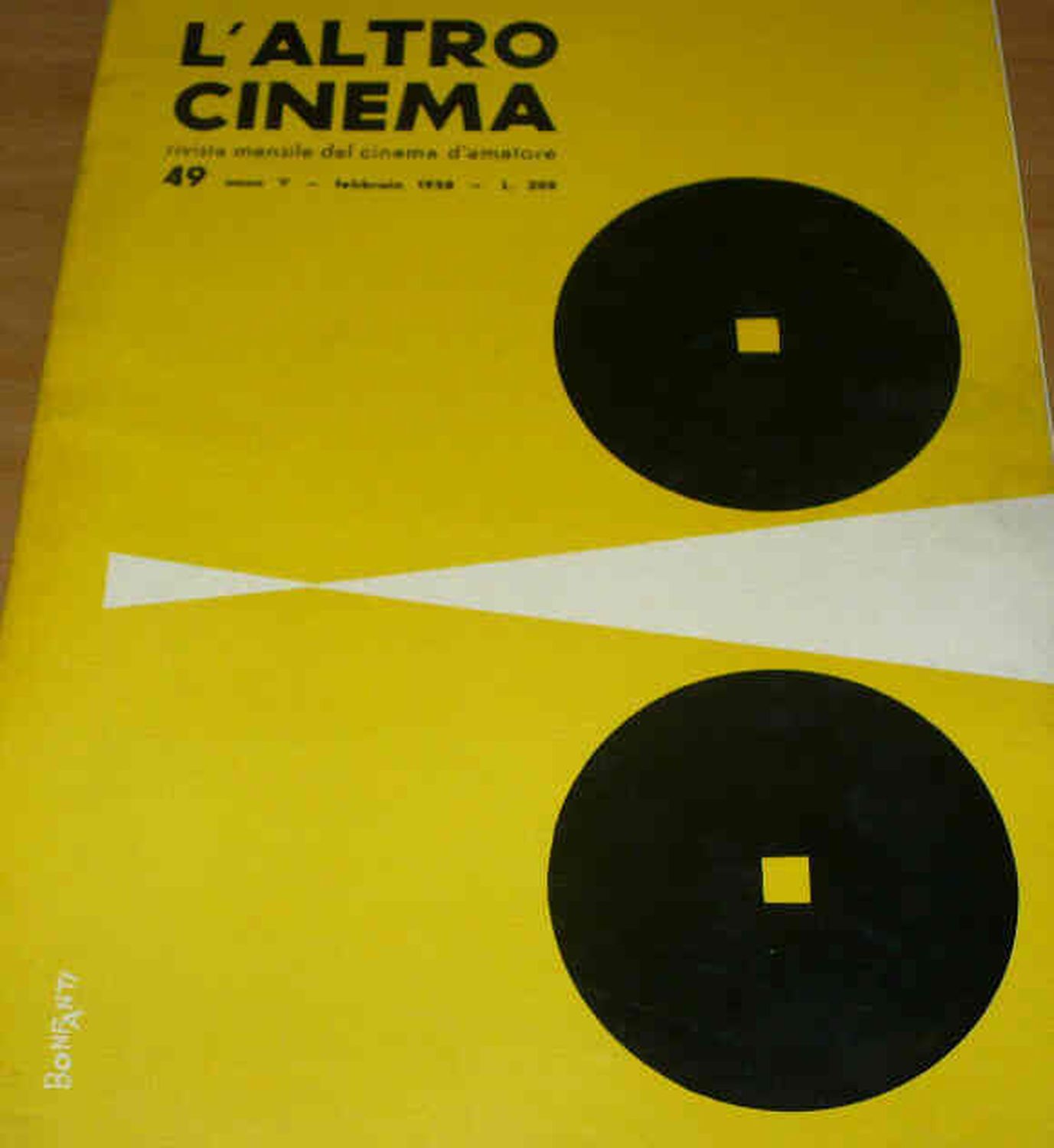 ALTRO CINEMA | L magazine side cover Issue 49 February 1958