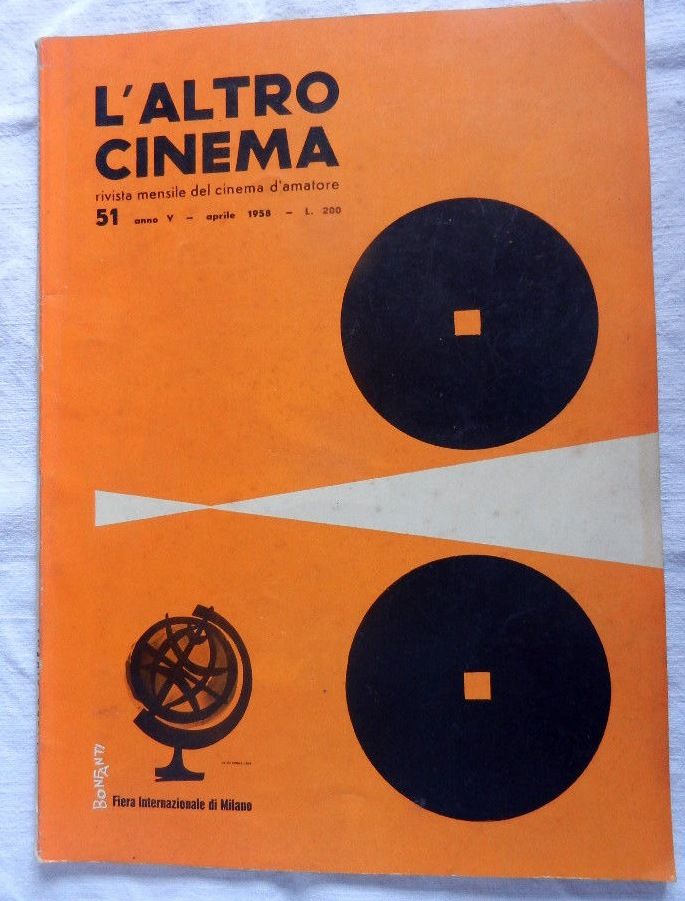 ALTRO CINEMA | L magazine side cover Issue 51 April 1958