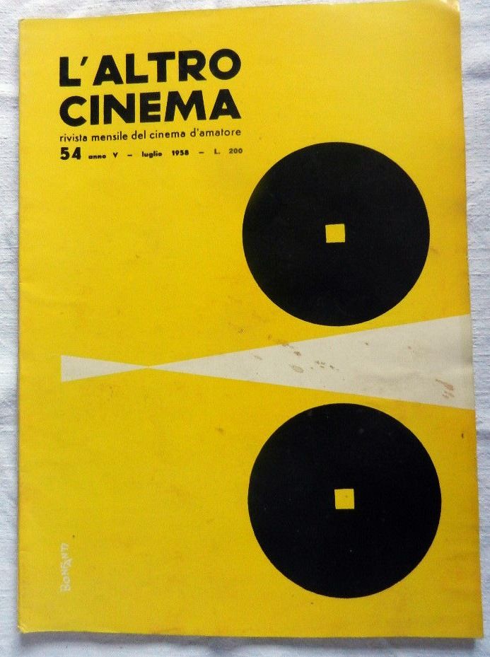 ALTRO CINEMA | L magazine side cover Issue 54 July 1958