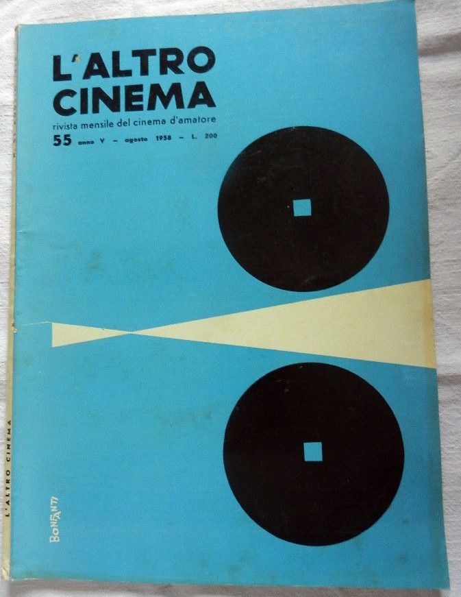 ALTRO CINEMA | L magazine side cover Issue 55 August 1958