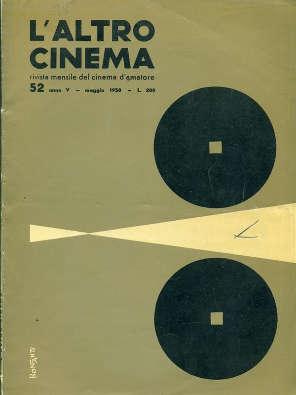 ALTRO CINEMA | L magazine side cover Issue 52 May 1958
