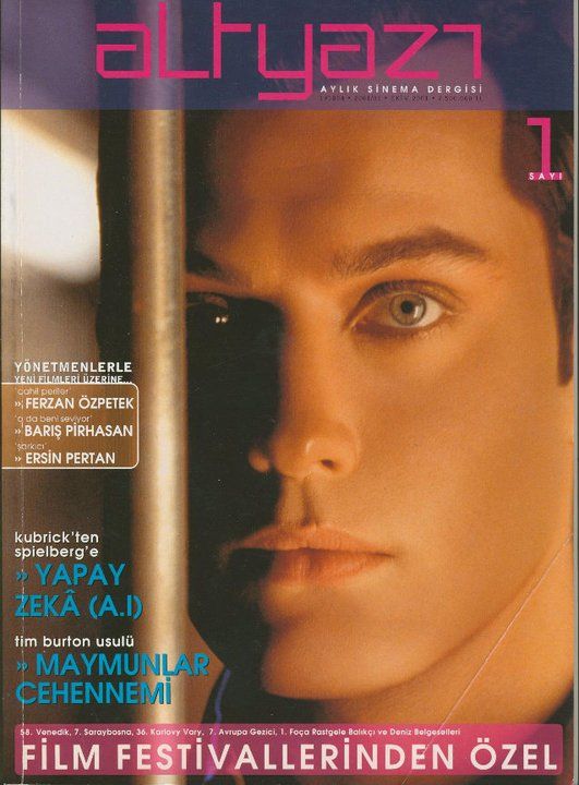 ALTYAZI magazine side cover Issue 1 October 2001