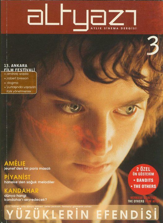 ALTYAZI magazine side cover Issue 3 December 2001