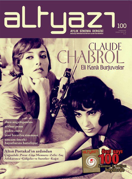 ALTYAZI magazine side cover Issue 100 November 2010