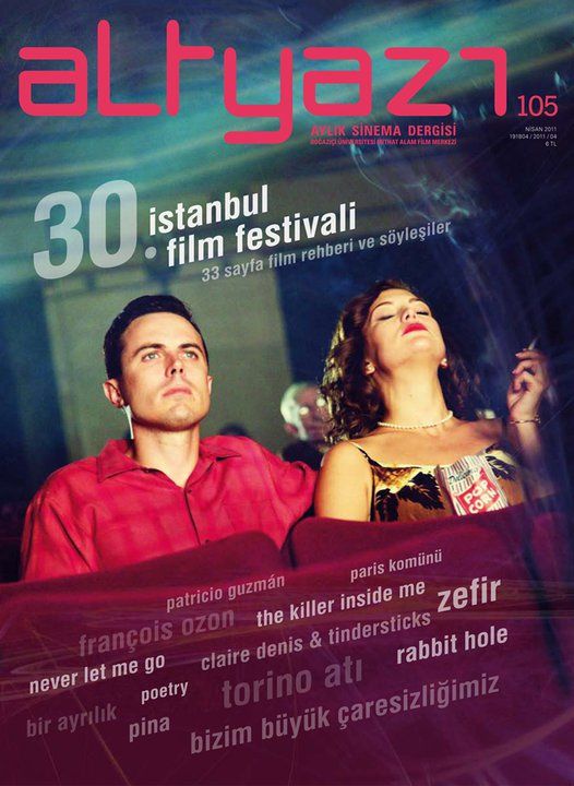 ALTYAZI magazine side cover Issue 105 April 2011