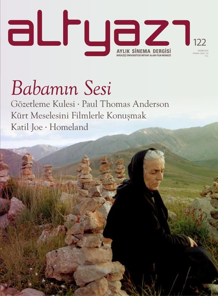 ALTYAZI magazine side cover Issue 122 November 2012