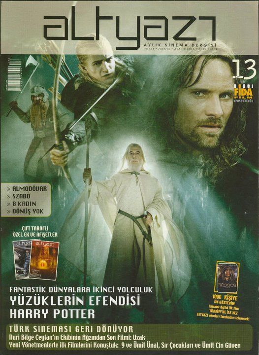 ALTYAZI magazine side cover Issue 13 December 2002