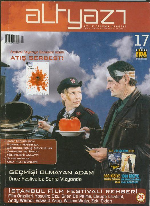 ALTYAZI magazine side cover Issue 17 April 2003