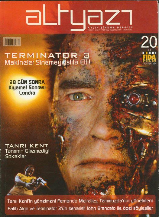 ALTYAZI magazine side cover Issue 20 July/August 2003