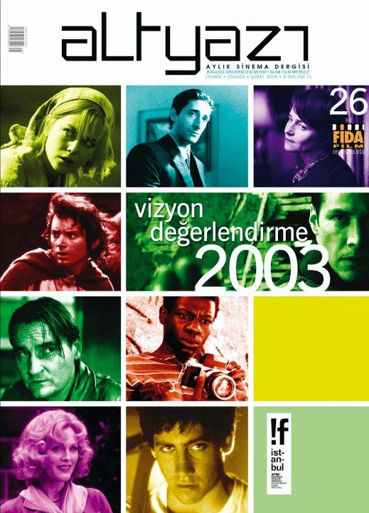 ALTYAZI magazine side cover Issue 26 February 2004