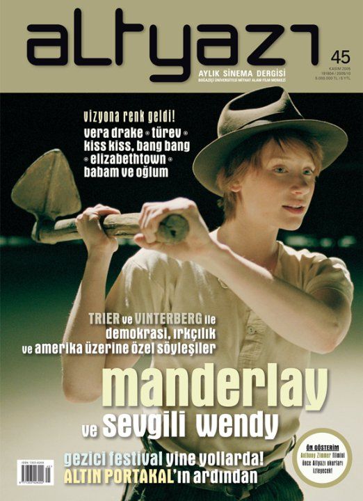 ALTYAZI magazine side cover Issue 45 November 2005
