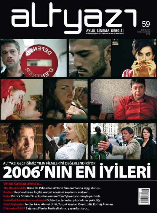 ALTYAZI magazine side cover Issue 59 February 2007