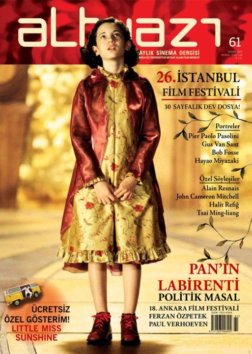ALTYAZI magazine side cover Issue 61 April 2007