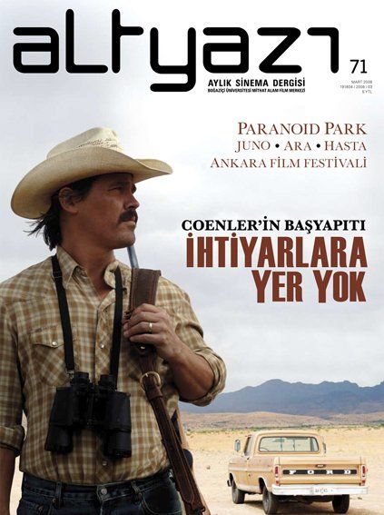 ALTYAZI magazine side cover Issue 71 March 2008