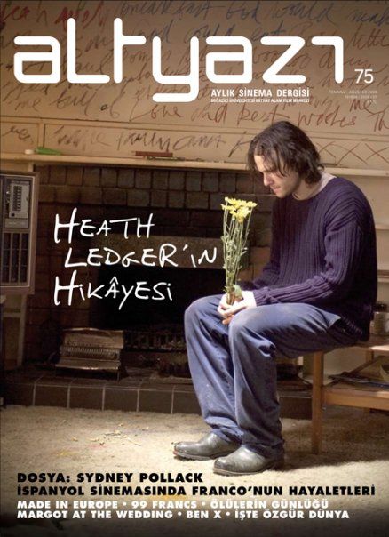 ALTYAZI magazine side cover Issue 75 July/August 2008