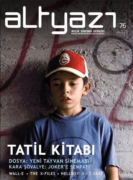 ALTYAZI magazine side cover Issue 76 September 2008