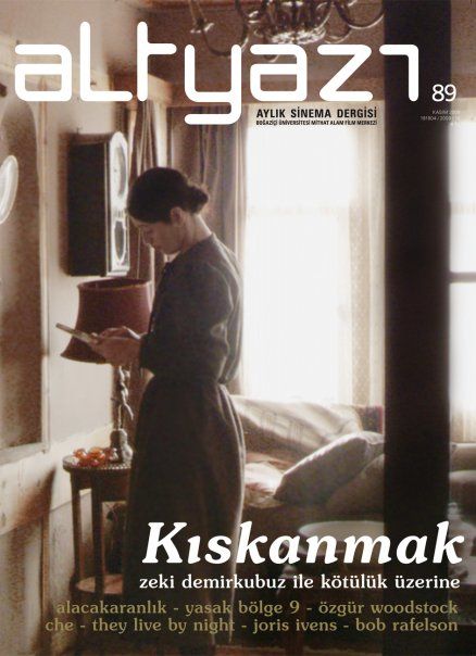 ALTYAZI magazine side cover Issue 89 November 2009