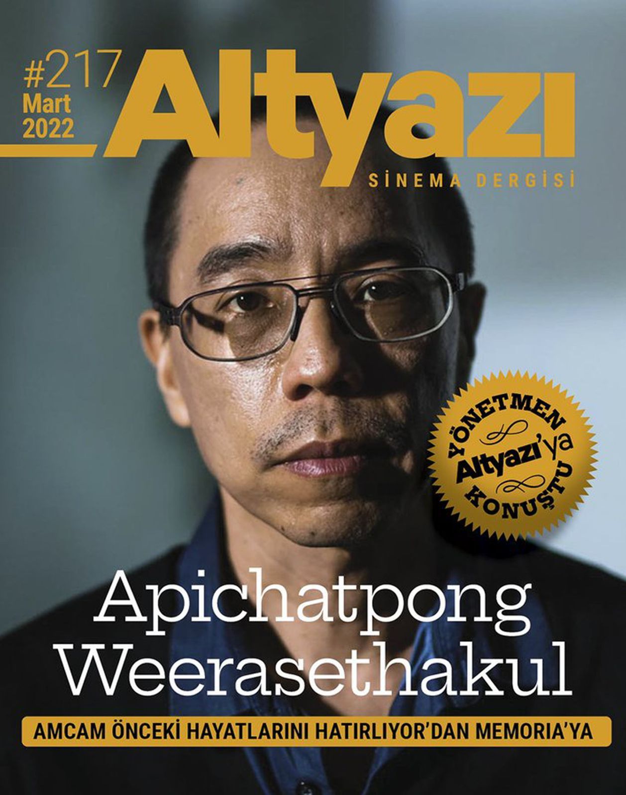 ALTYAZI magazine side cover Issue 217  March 2022