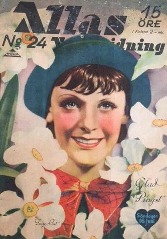ALLAS VECKOTIDNING magazine side cover Issue 24 16 June 1935