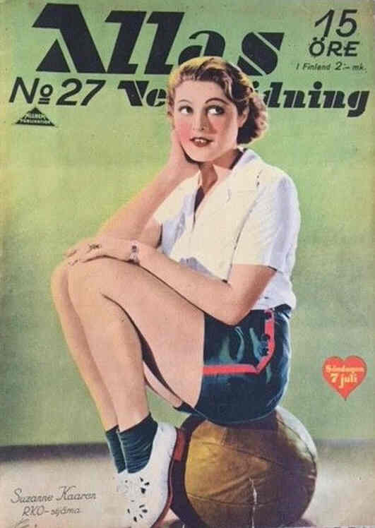 ALLAS VECKOTIDNING magazine side cover Issue 27 7 July 1935