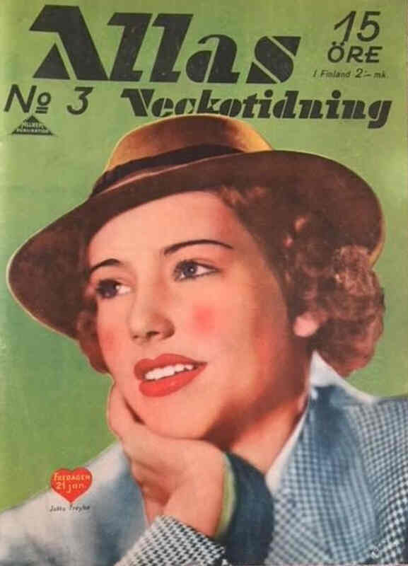 ALLAS VECKOTIDNING magazine side cover Issue 3 21 January 1938