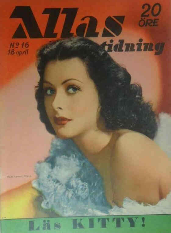 ALLAS VECKOTIDNING magazine side cover Issue 16 18 April 1947